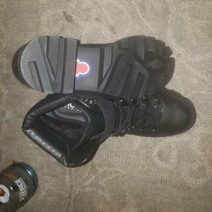 Moncler Carol Leather Ankle Boots 